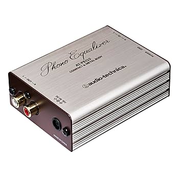 Technics ターンテーブル & フォノイコライザー 定番フォノイコライザー「AT-PEQ3」を、テクニクス「SL-1200」の